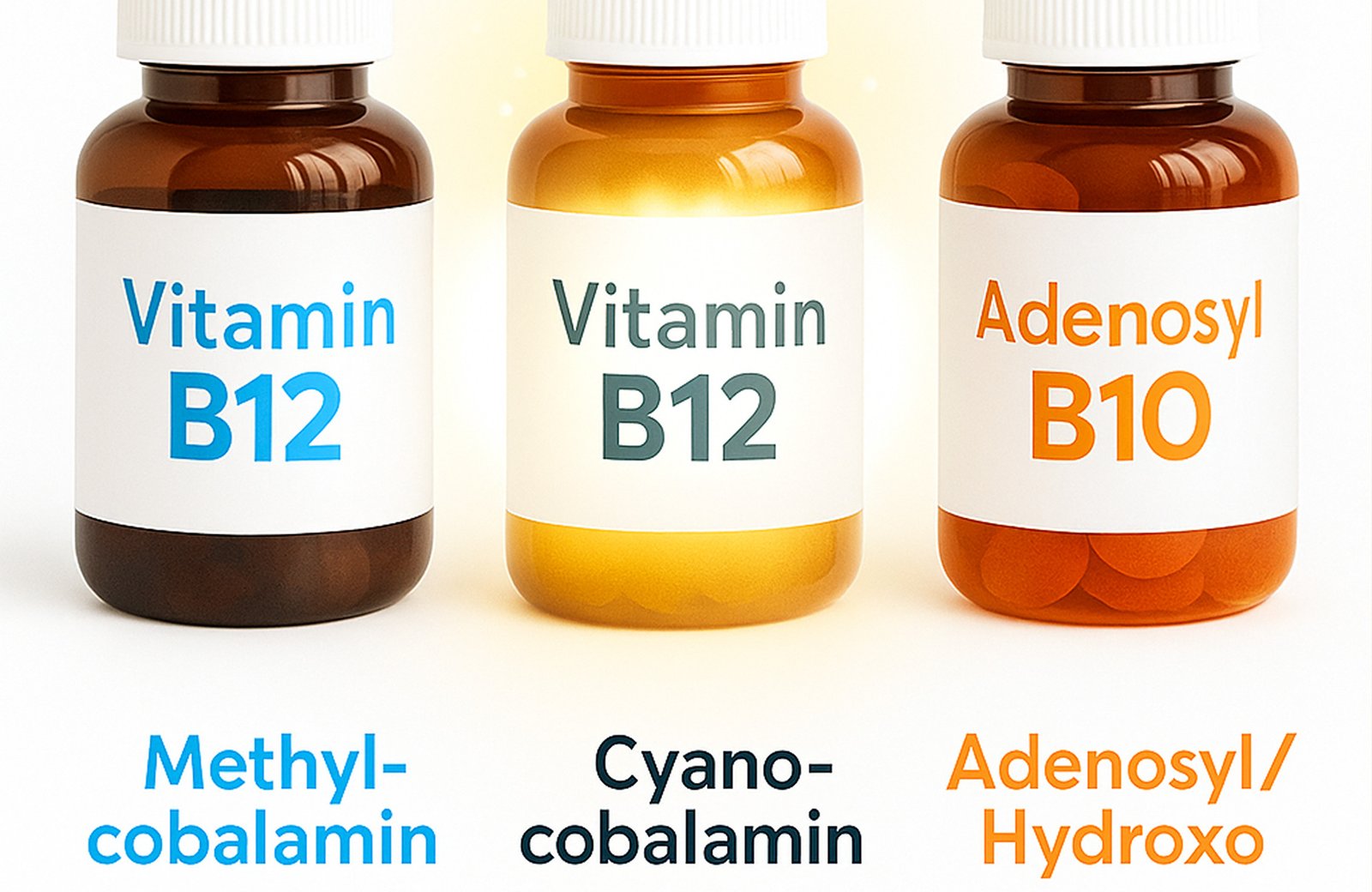 Methylcobalamin Vs Cyanocobalamin Vs AdenosylHydroxo Which B12 Form Is Best