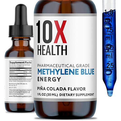 Methylene Blue Drops with Black Pepper